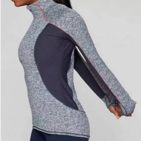 Athleta Running Wild Half Zip Pull over - Picture 1 of 10